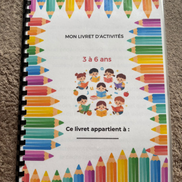 ⁠Mon livret d’activités de 3/6 ans 