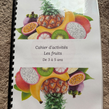 Livret d’activités les fruits de 3/5 ans