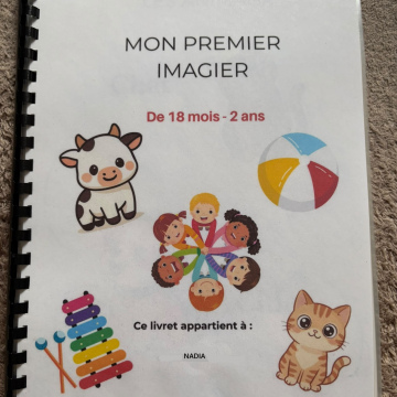 Prénom sur  livret d'activité