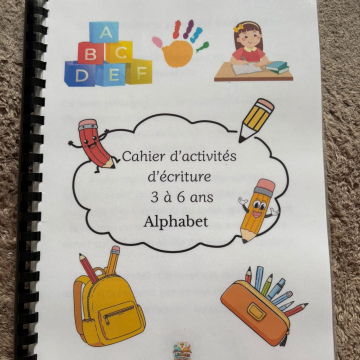 Livret d'activité d'alphabet  3/6 ans