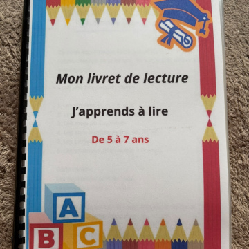 ⁠mon livret de lecture j’apprends à lire de 5/ 7 ans 