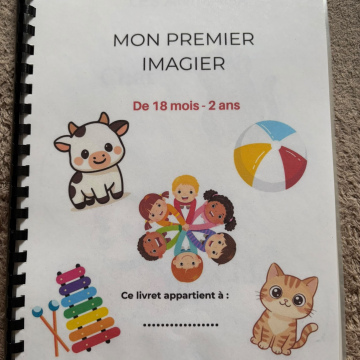 Imagier d'activité de /18 mois  à 2 ans